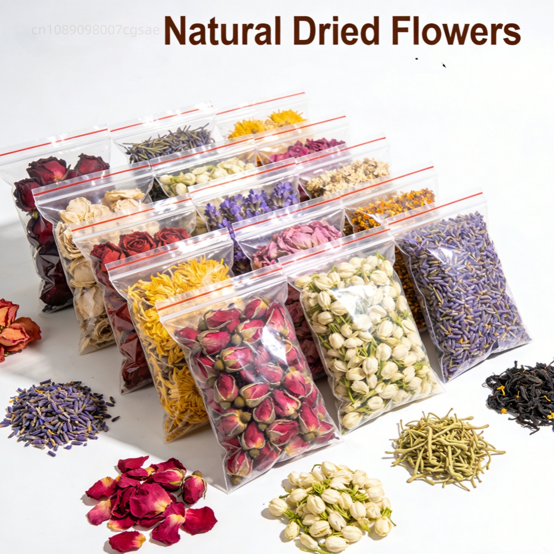Soap Making Kit Organic - 30 Sachets de Fleurs Séchées Naturelles