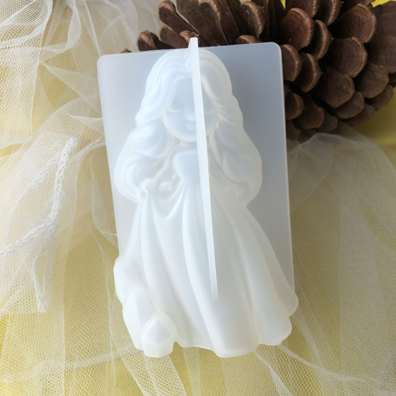 Natural Making Soap - Moule à bougie princesse 3D en