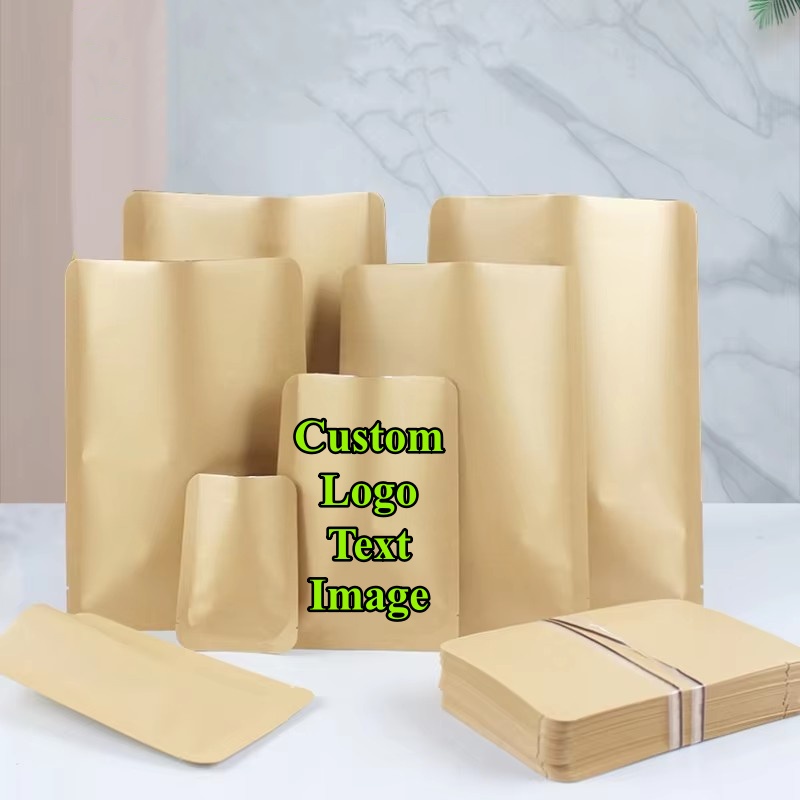 Kraft Soap Label - 200 Sachets Plats en Papier Kraft