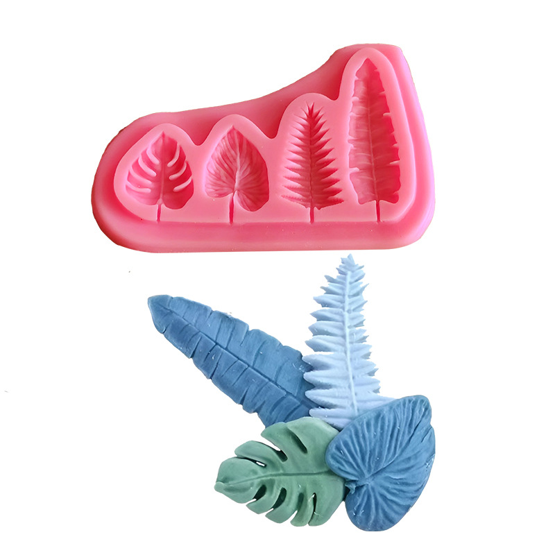 Natural Making Soap - Moules en Silicone feuilles de palmier