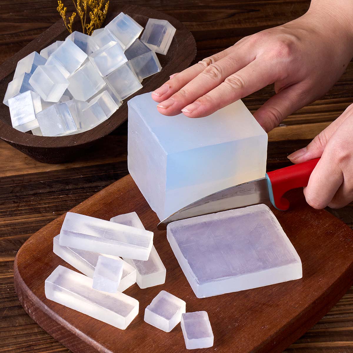 Soap Making Glycerin Base - Base de savon au glycérine blanche