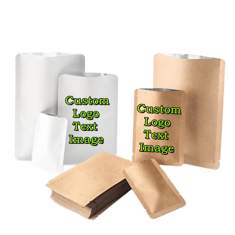 Kraft Soap Label - Sac à dessus ouvert en papier