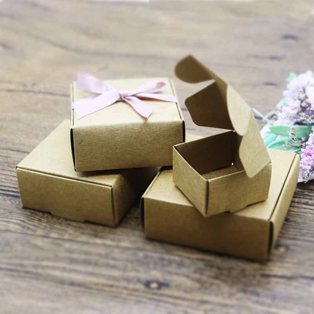 Petite boîte en papier kraft f - Kraft Soap Label avis et prix