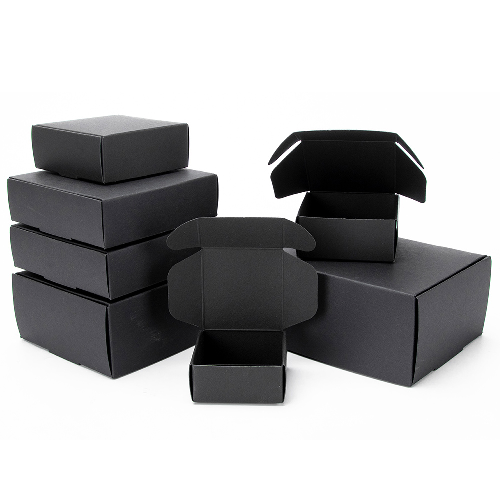 Carton d'emballage noir, boîte - Kraft Soap Label avis et prix