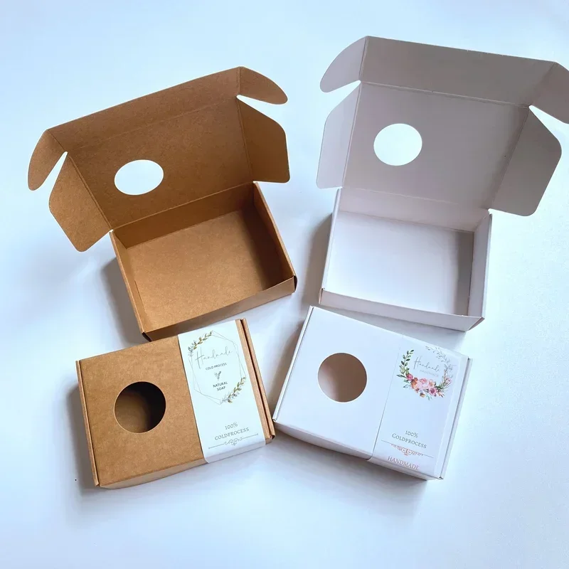 Boîte Kraft avec fenêtre ronde - Kraft Soap Label avis et prix