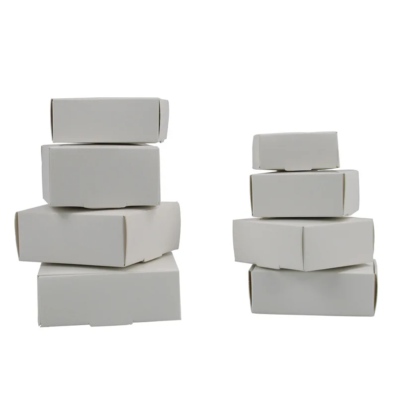 Boîte à bonbons carrée blanche - Kraft Soap Label avis et prix