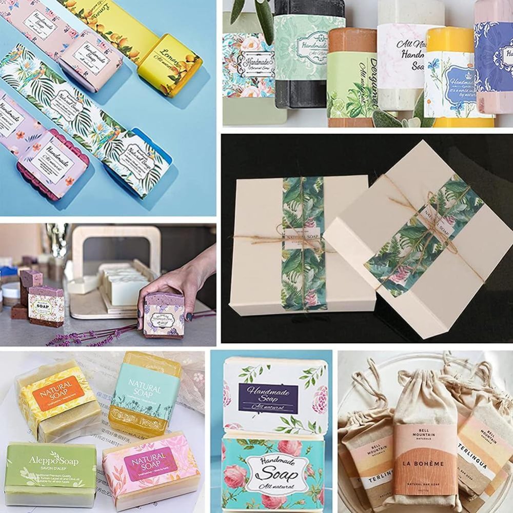 90 Étiquettes Adhésives Faites - Kraft Soap Label avis et prix