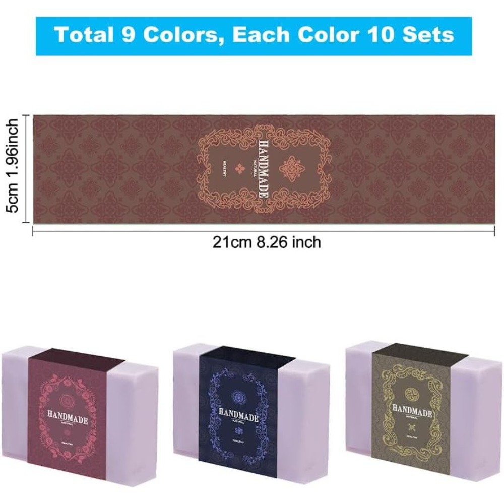 90 Étiquettes Adhésives Faites - Kraft Soap Label avis et prix